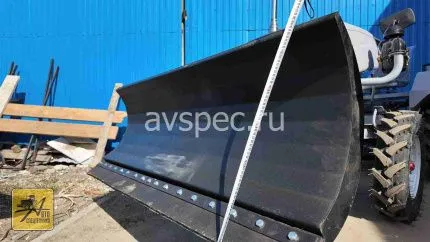 Отвал коммунальный усиленный на минитрактор