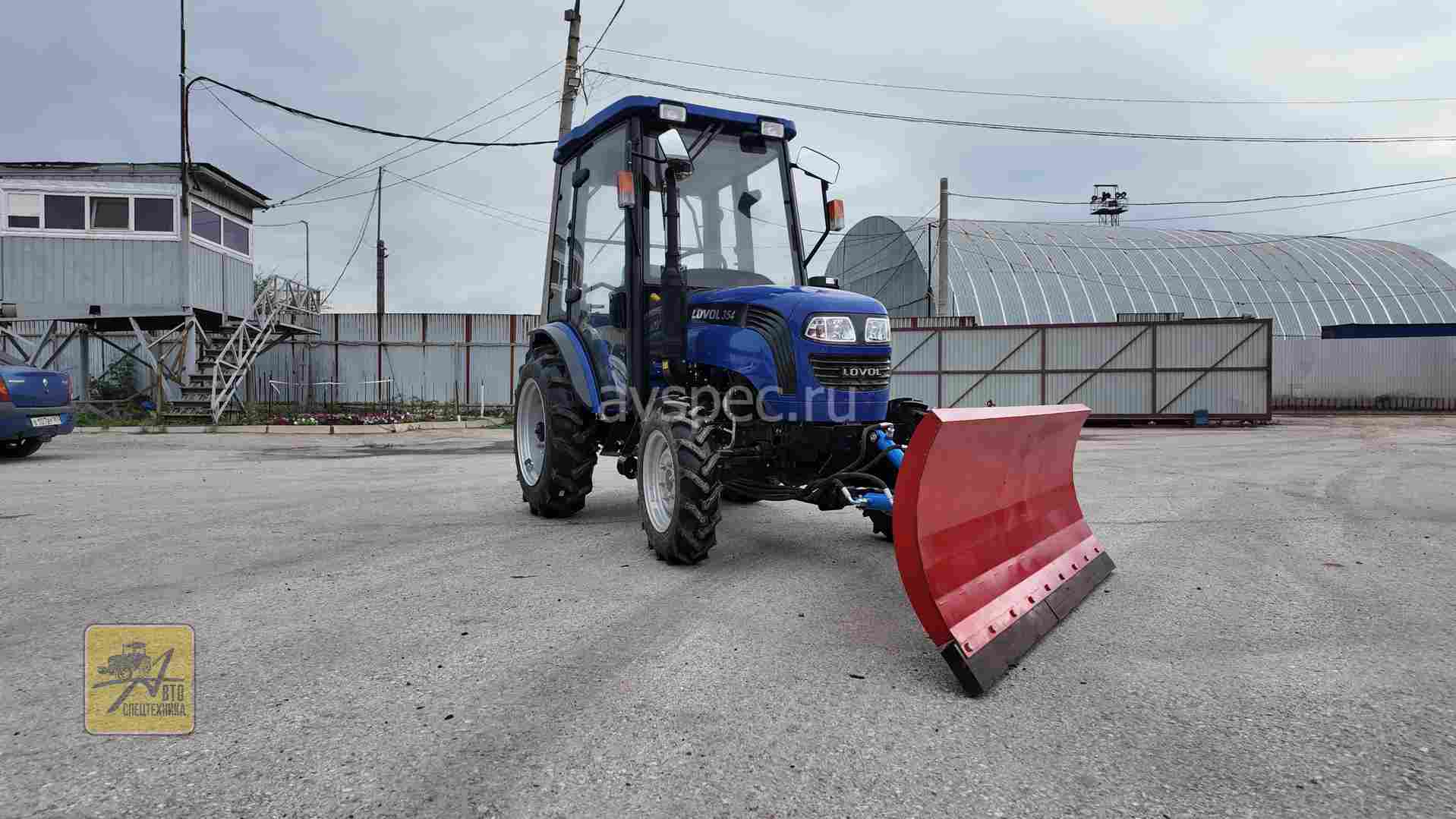 Минитрактор Lovol TE-354 с кабиной с отвалом Феникс